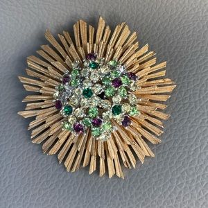 Vintage Marboux By Marcel Boucher Gold Tone